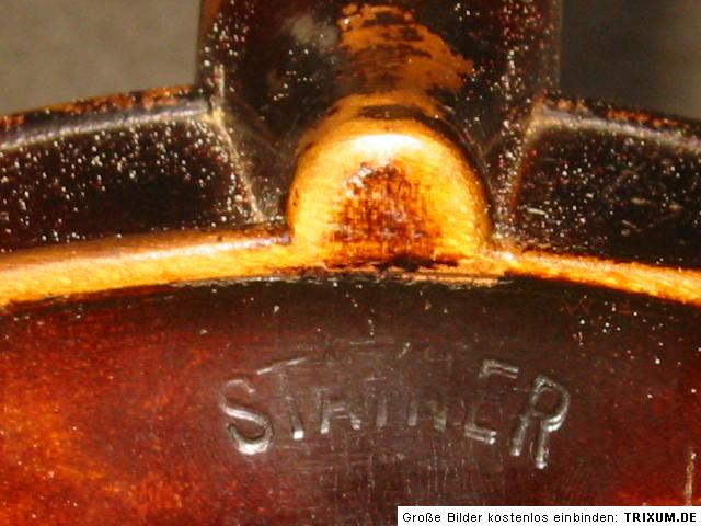 old Masek violin w. Stainer branding violon  