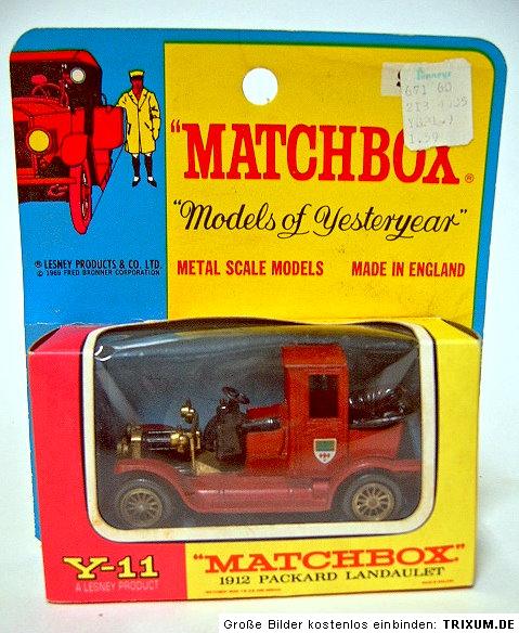 Repro Box Matchbox MOY Nr.15 Packard Victoria Blisterbox