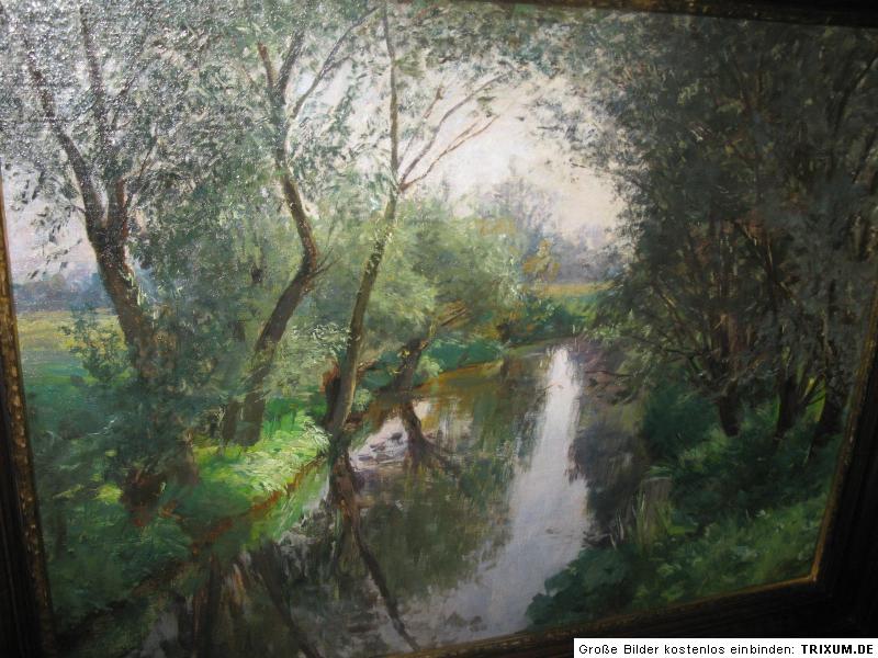 KOESTER Alexander, *1864 Bachlauf im Frühling  