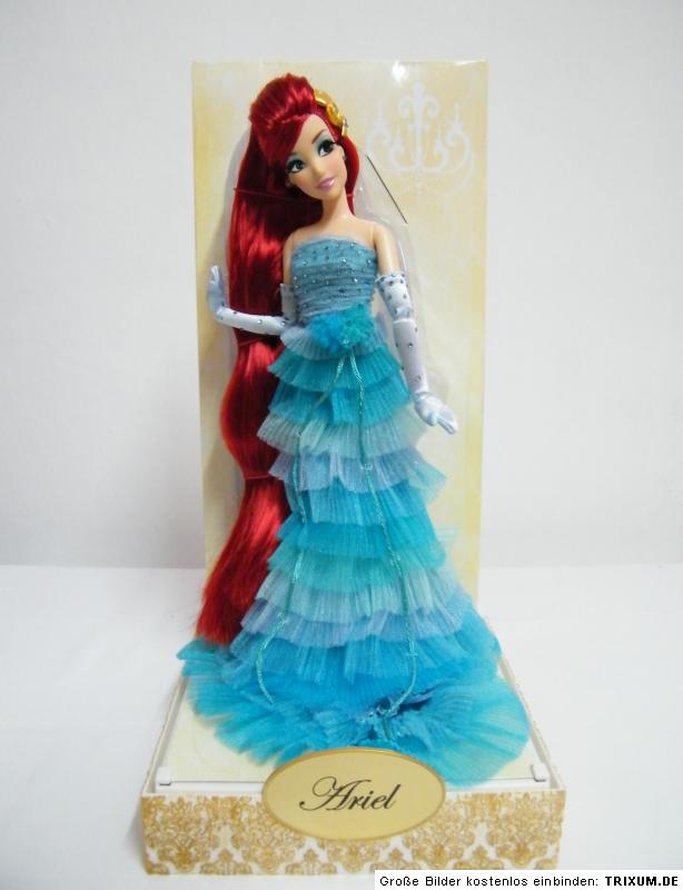 Orig Disney Designer Collector Princess Ariel Doll Arielle Puppe 