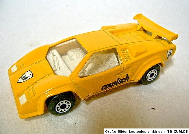 Matchbox SF Lamborghini Countach pre production yellow  