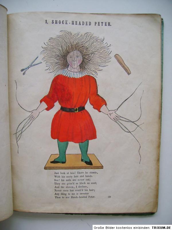 Hoffmann, Heinrich. The English Struwwelpeter. 1856  