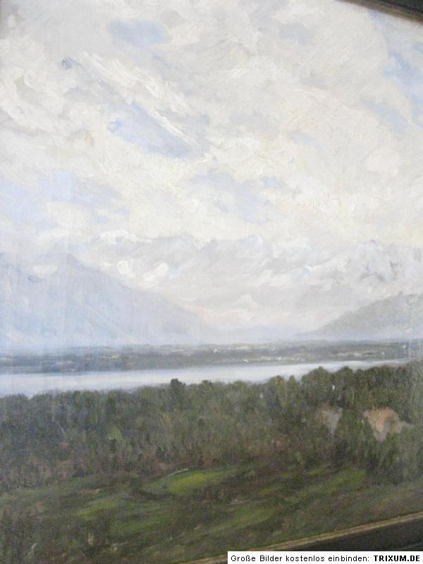 LAMMERT Eduard, *1867 Blick über den Chiemsee  