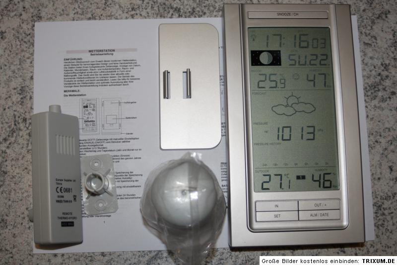 Tolle Wetterstation WS 9115, XXL Foto i. T.