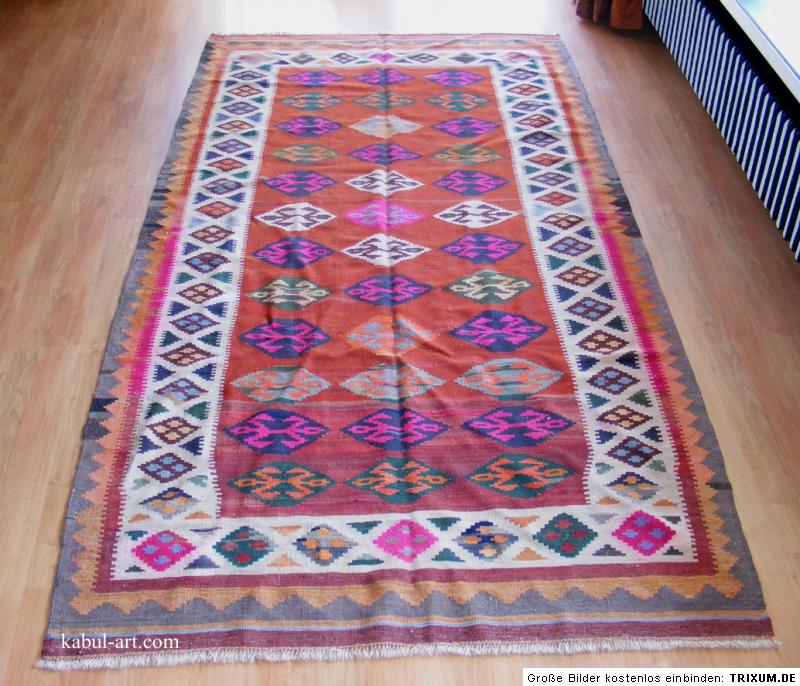 orient Nomaden kelim 273x140 kilim Teppich Shiraz 464