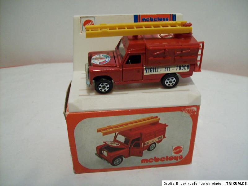 Land Rover 109 Pompieri, 1970, Mebetoys 143  